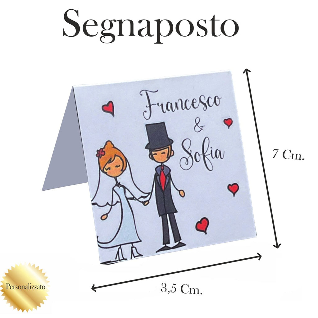 segnaposto matrimonio
