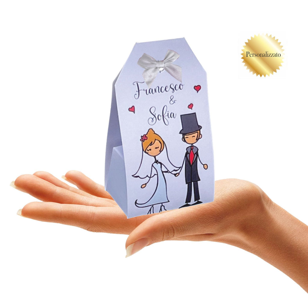 scatola porta confetti matrimonio