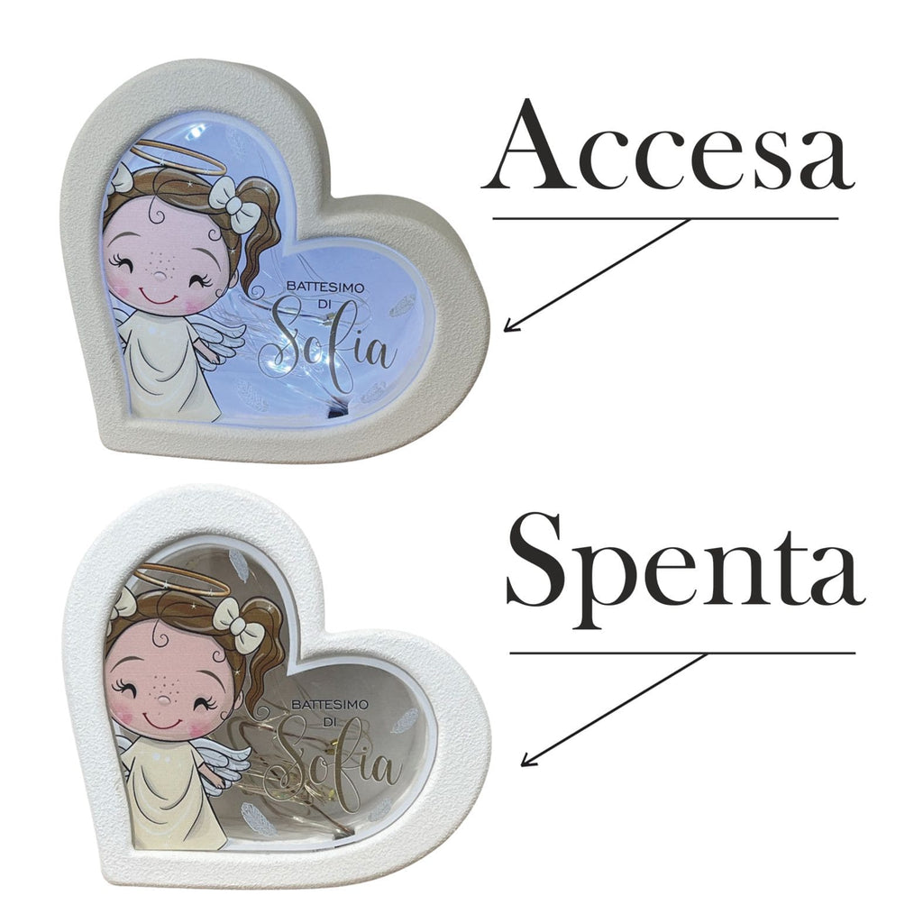 bomboniera battesimo lampada