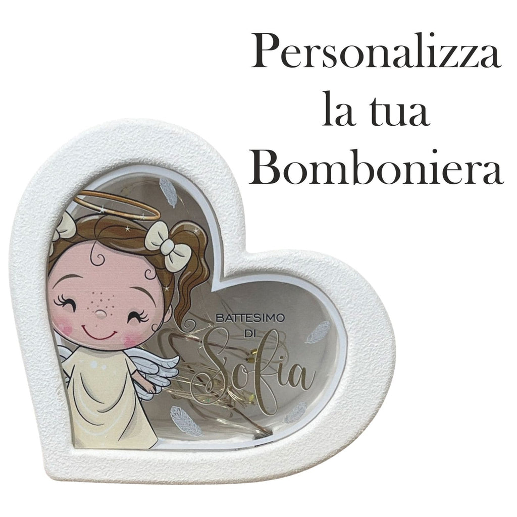 bomboniera battesimo lampada