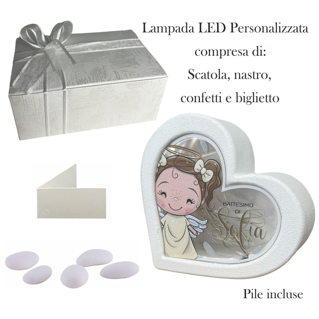 bomboniera battesimo lampada