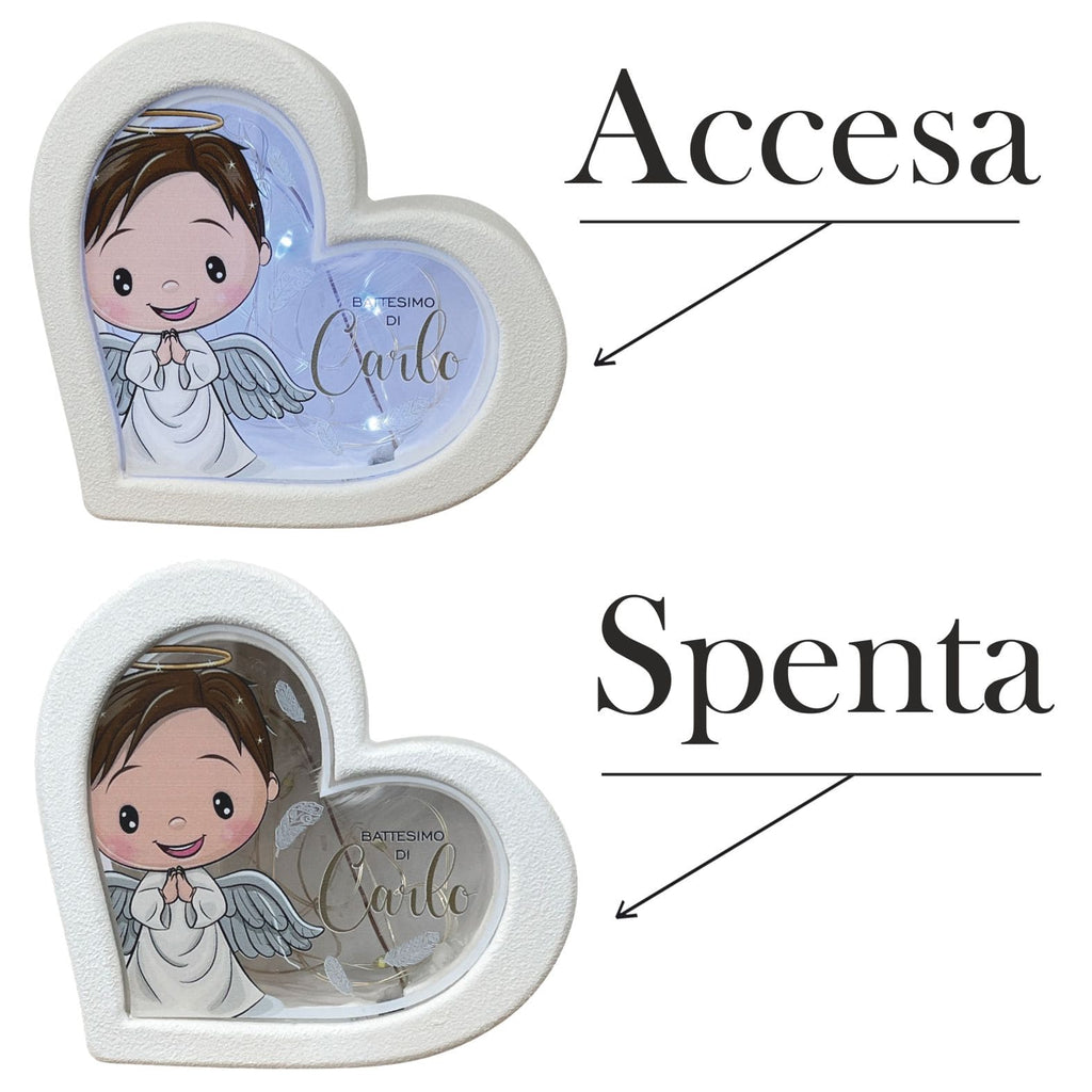 bomboniera battesimo lampada