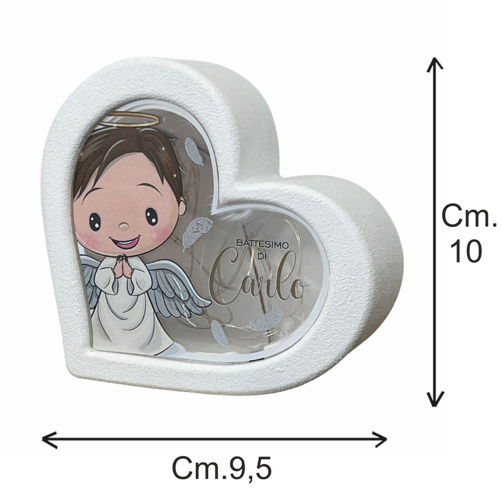 bomboniera battesimo lampada