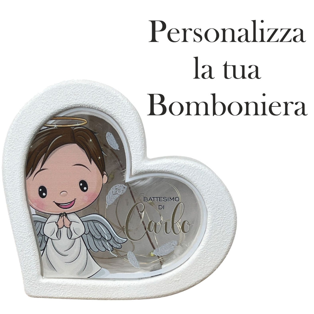 bomboniera battesimo lampada