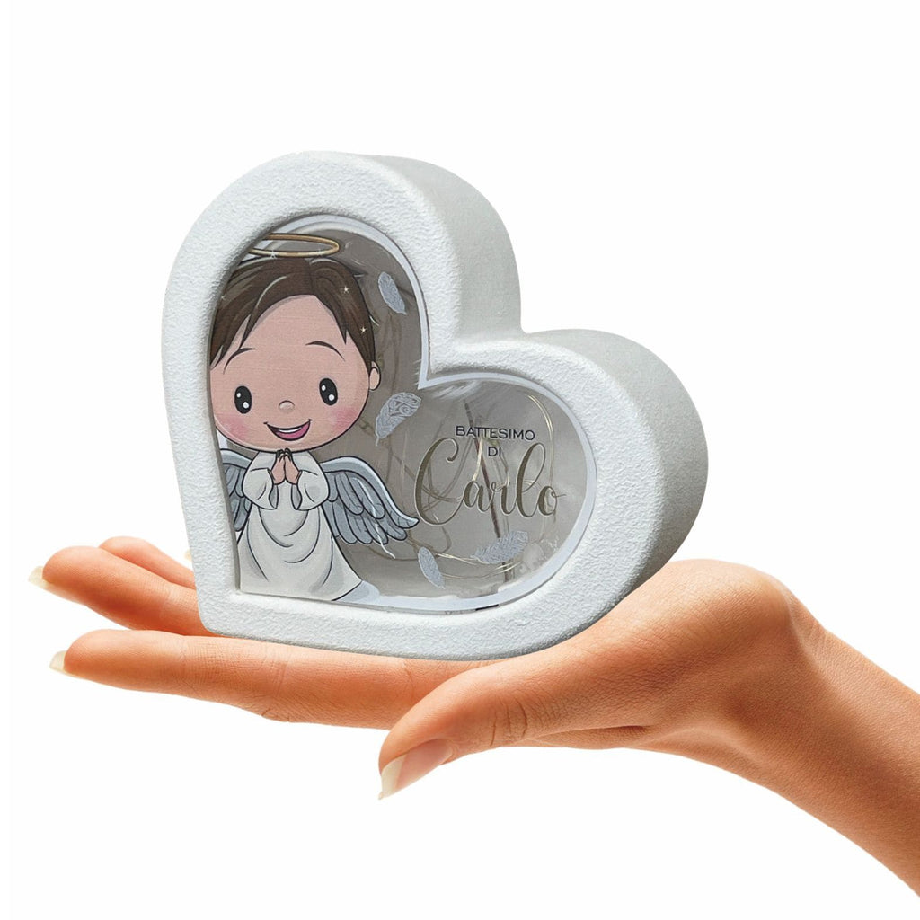 bomboniera battesimo lampada