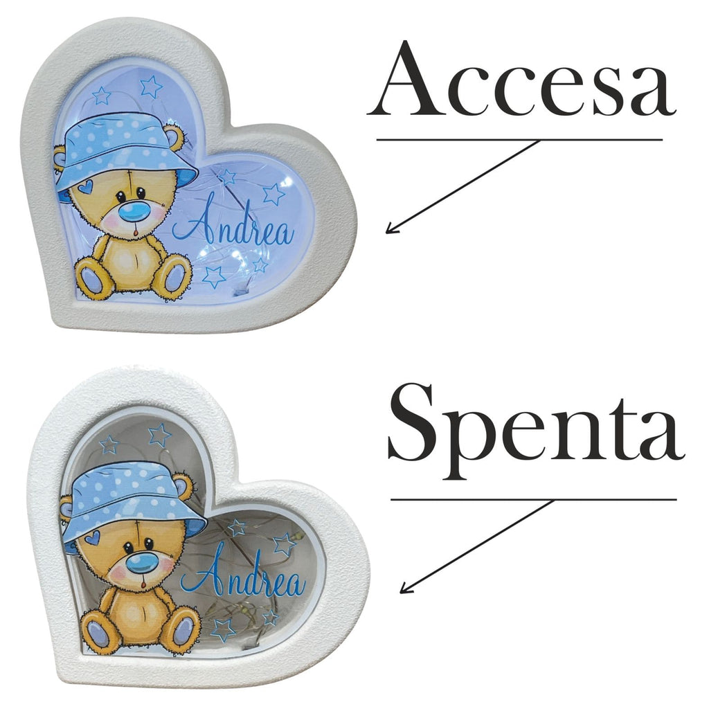 bomboniera battesimo lampada led