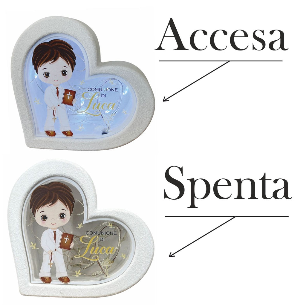 bomboniera comunione lampada led