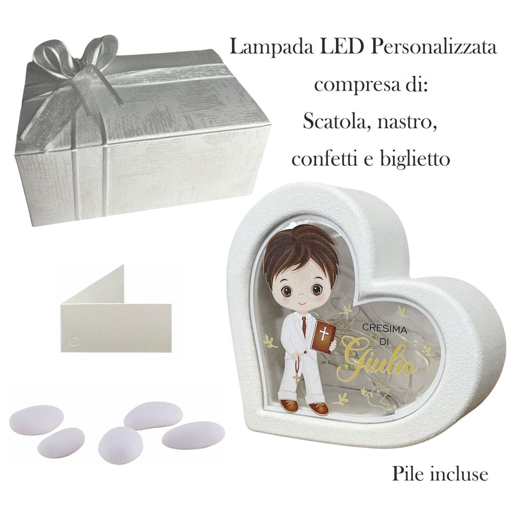 bomboniera cresima lampada led economica