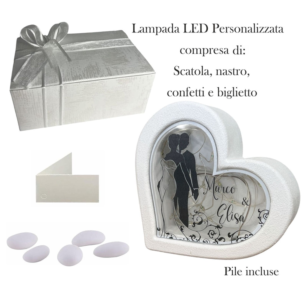 bomboniera matrimonio lampada
