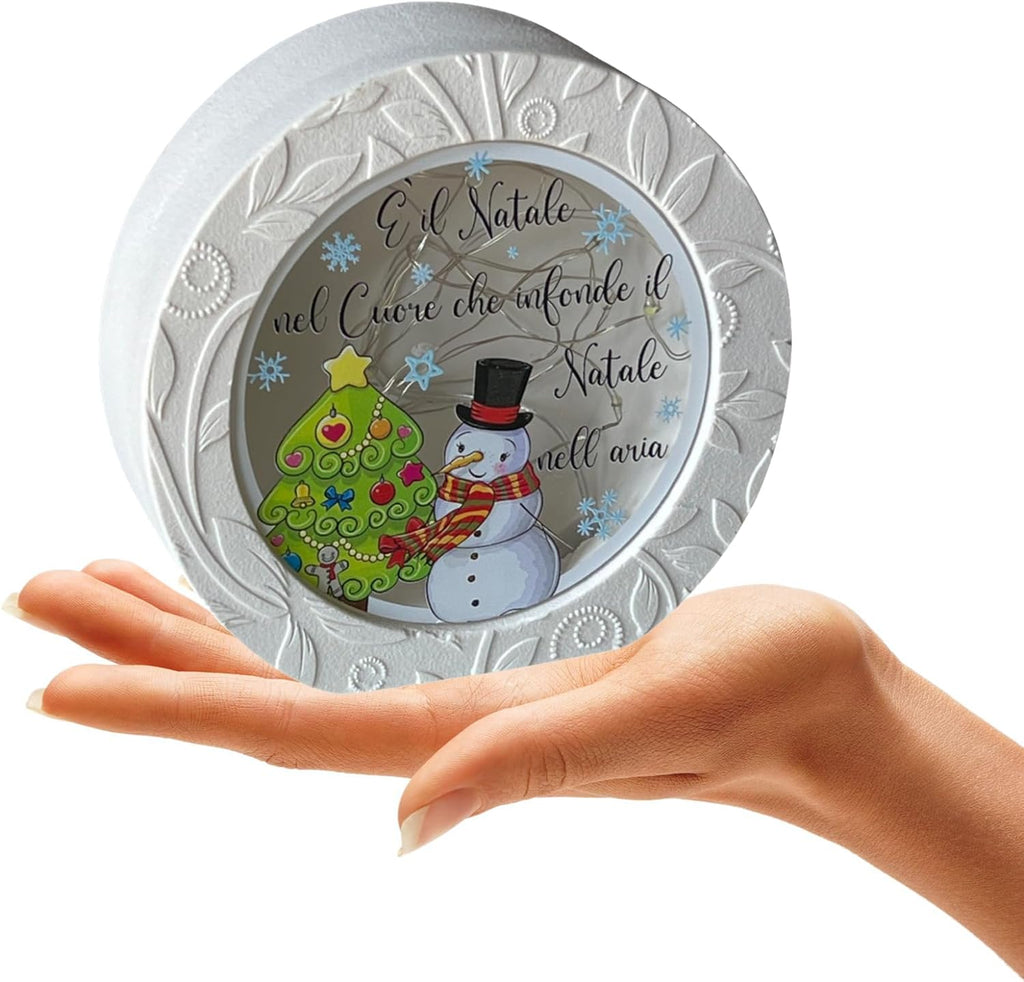 lampada pupazzo di neve