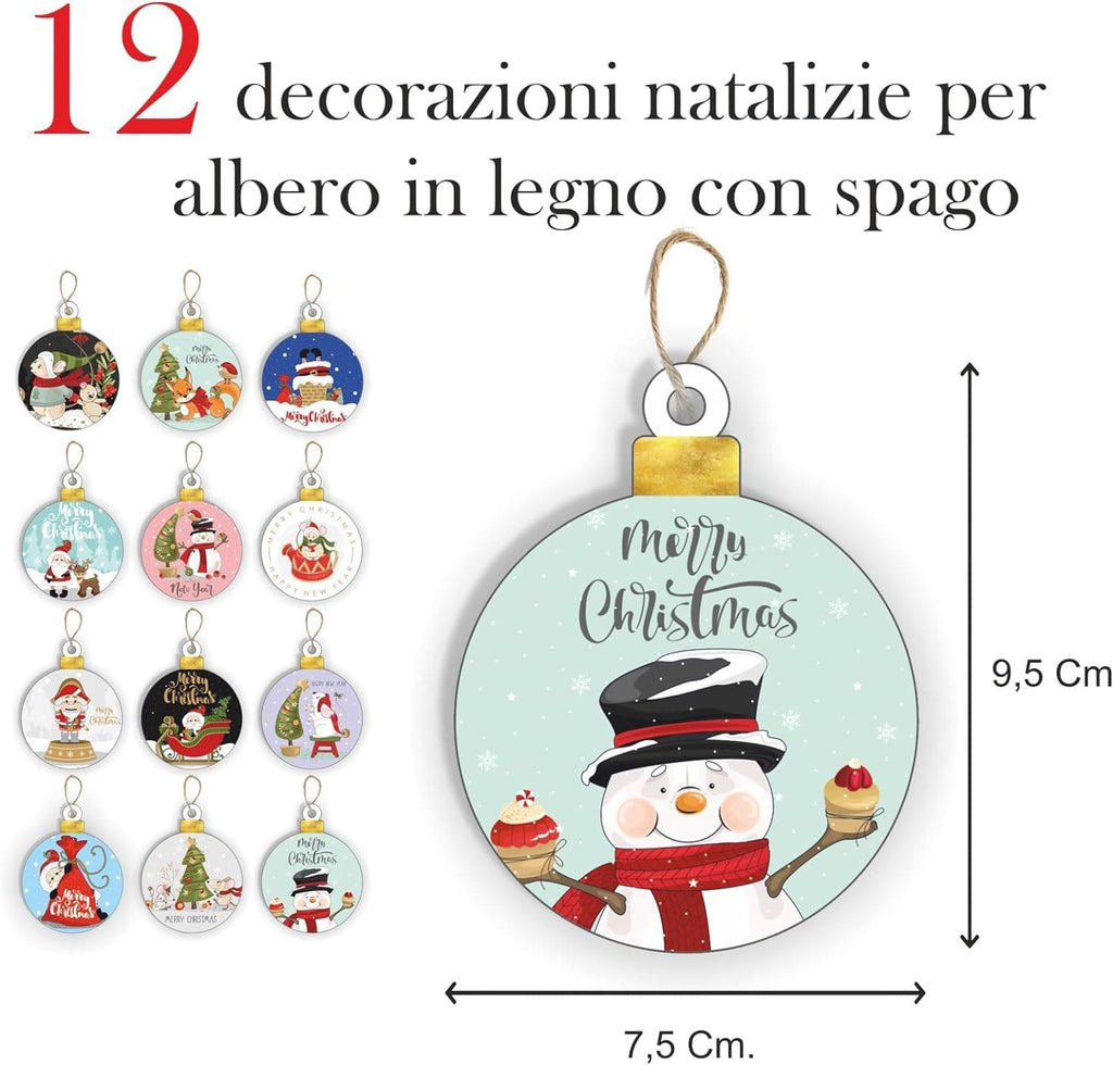 palle di natale decorate