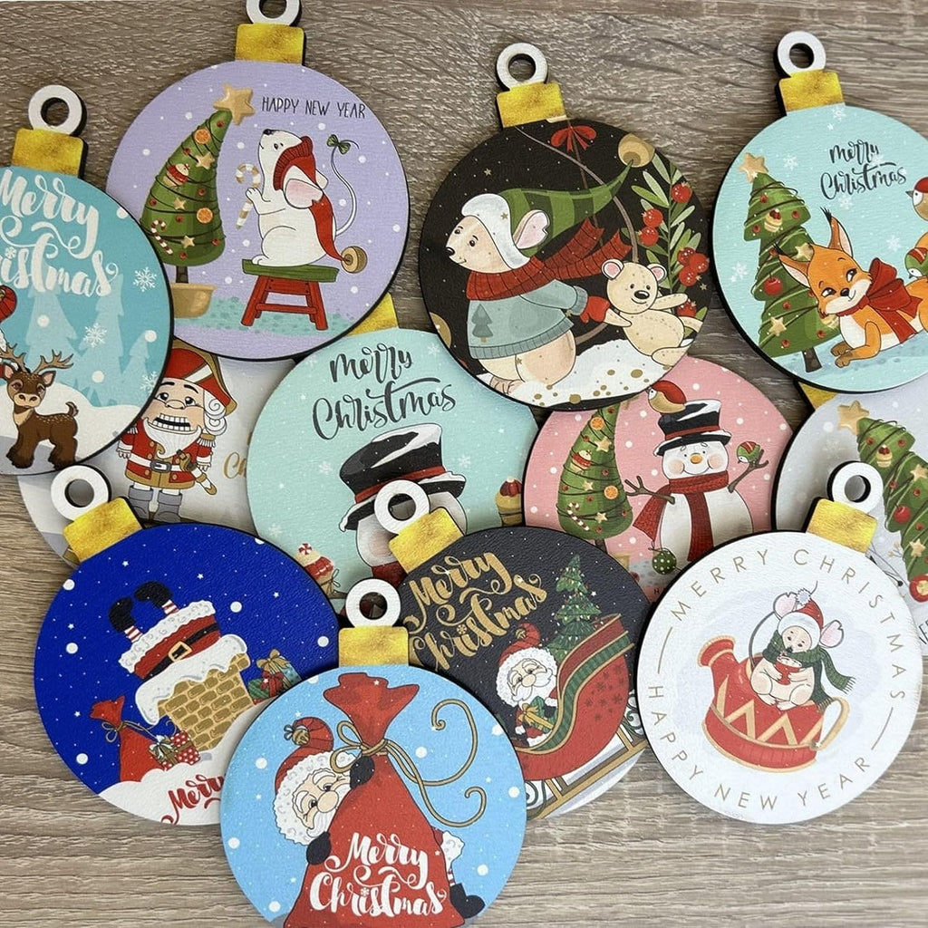 palle di natale decorate