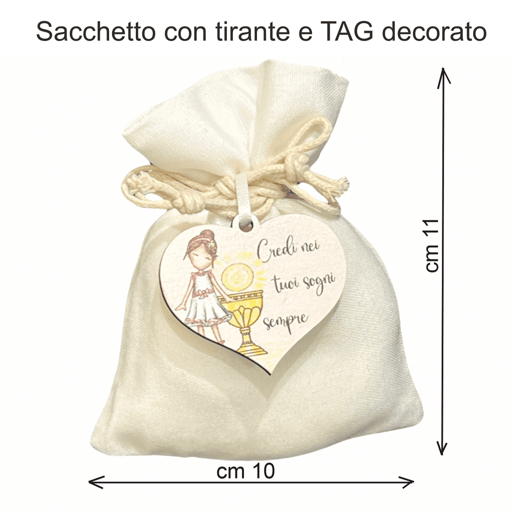 bomboniera comunione sacchetto