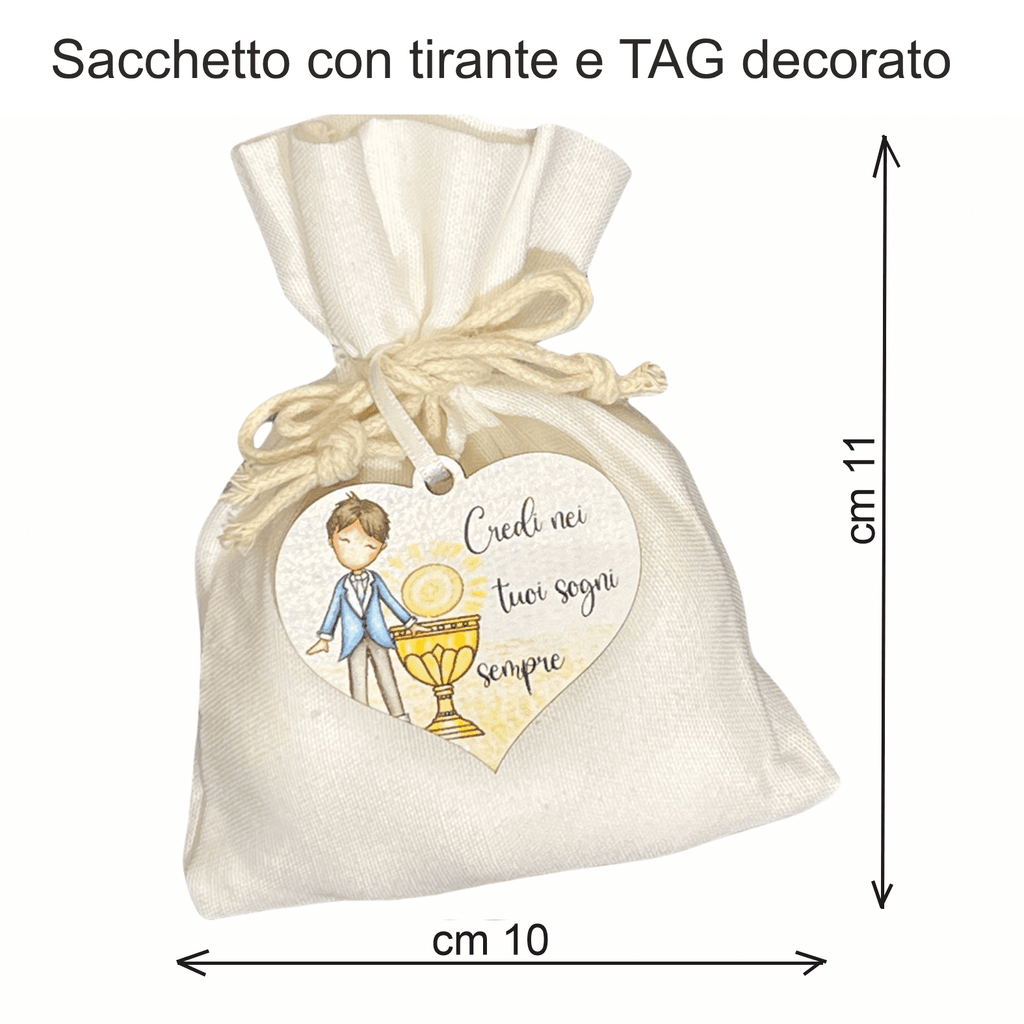 bomboniera comunione segnaposto bambino