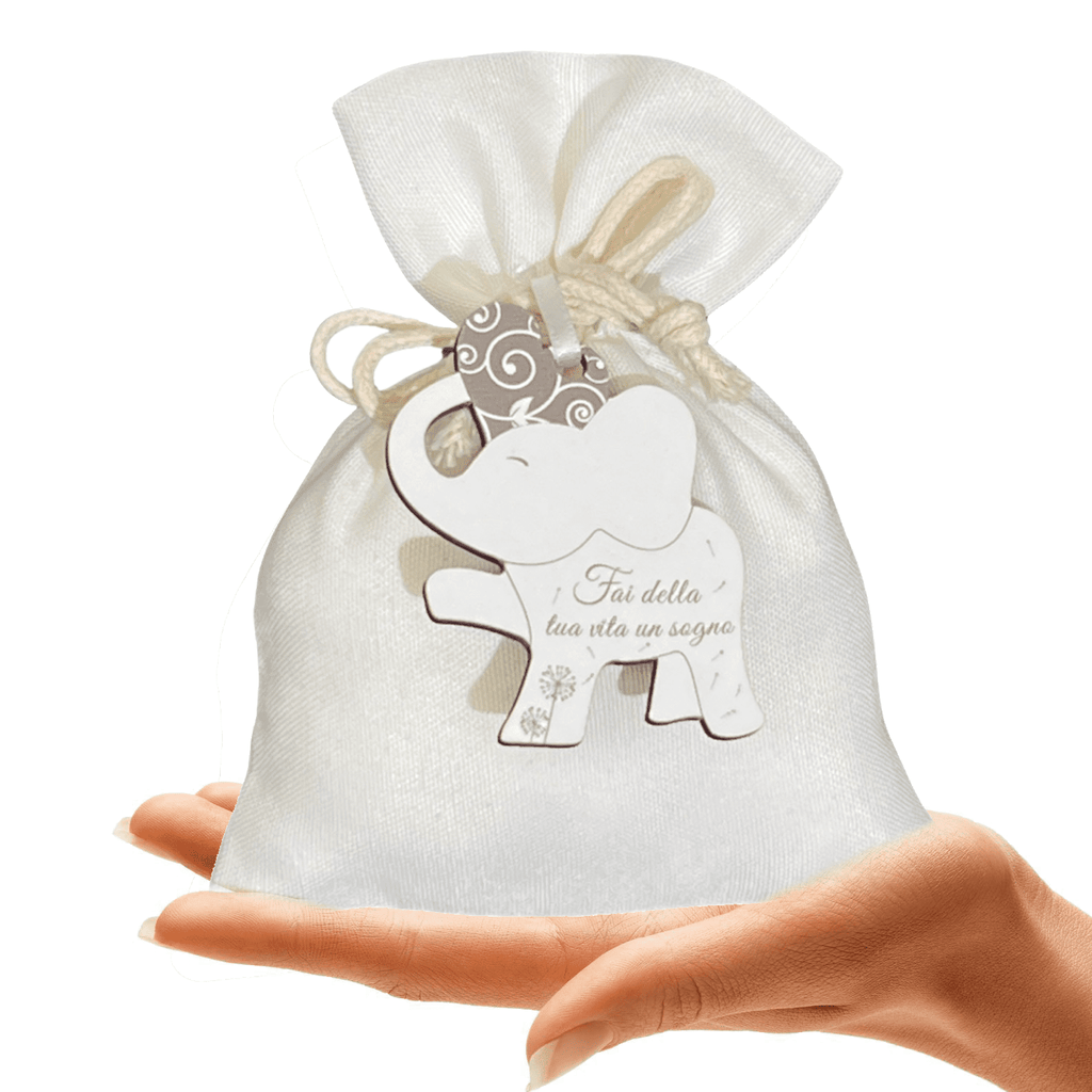 elefante porta fortuna bomboniera
