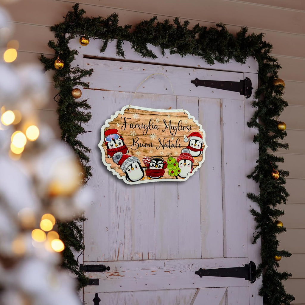 targa per porta natale