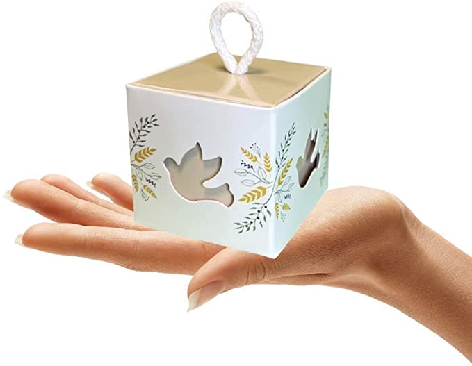 10 scatoline bomboniere portaconfetti Santa Cresima